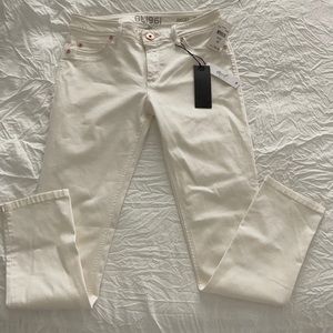 BNWT DL1961 White Angel midrise skinny ankle jeans